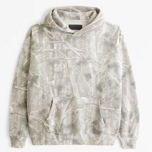 Abercrombie & Fitch Gray Camouflage Hoodie